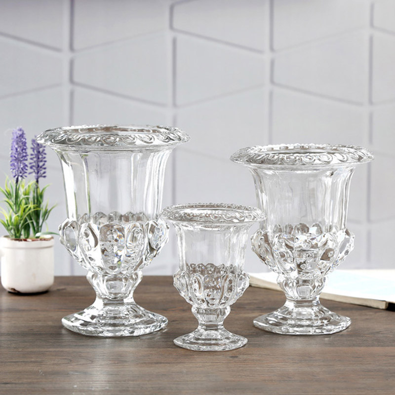 Clear Glass Flower Vase Stem P - Florist Supply Bulk のレビューと価格