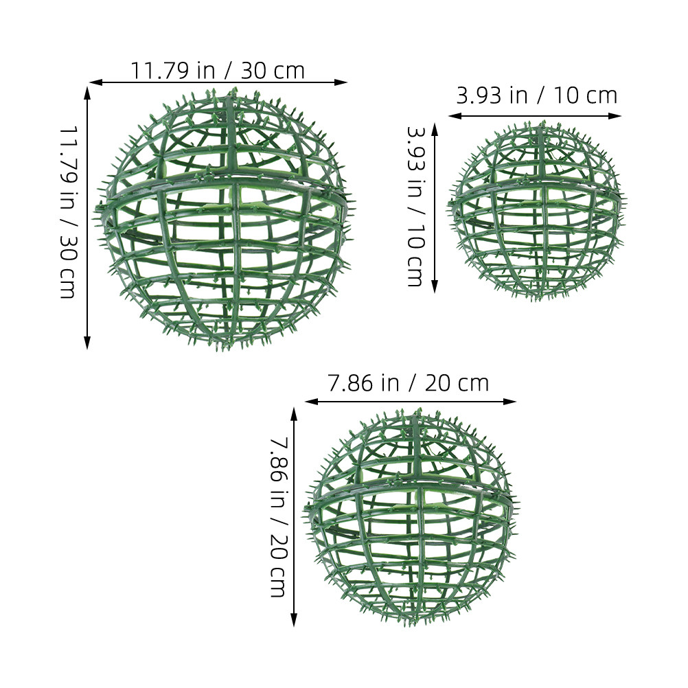 3Pcs Topiary Ball Support Cage - Florist Supp のレビューと価格