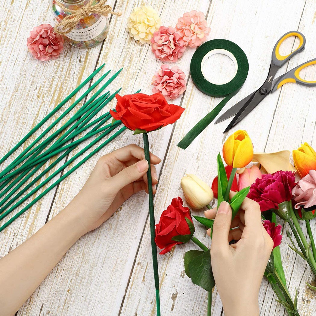 10pcs 40cm Green Plant Support - Florist Supp のレビューと価格