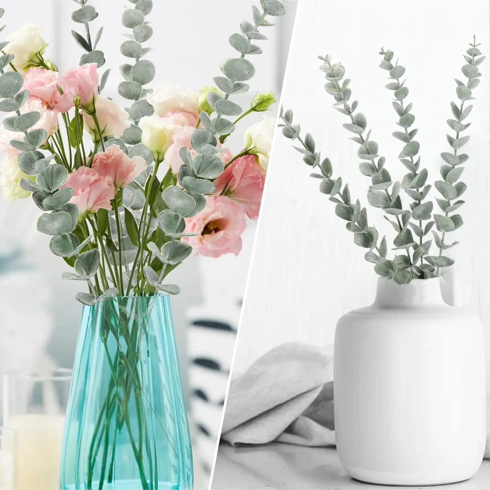 10pcs 38cm Eucalyptus Stems Ar - Florist Supply Bulk のレビューと価格