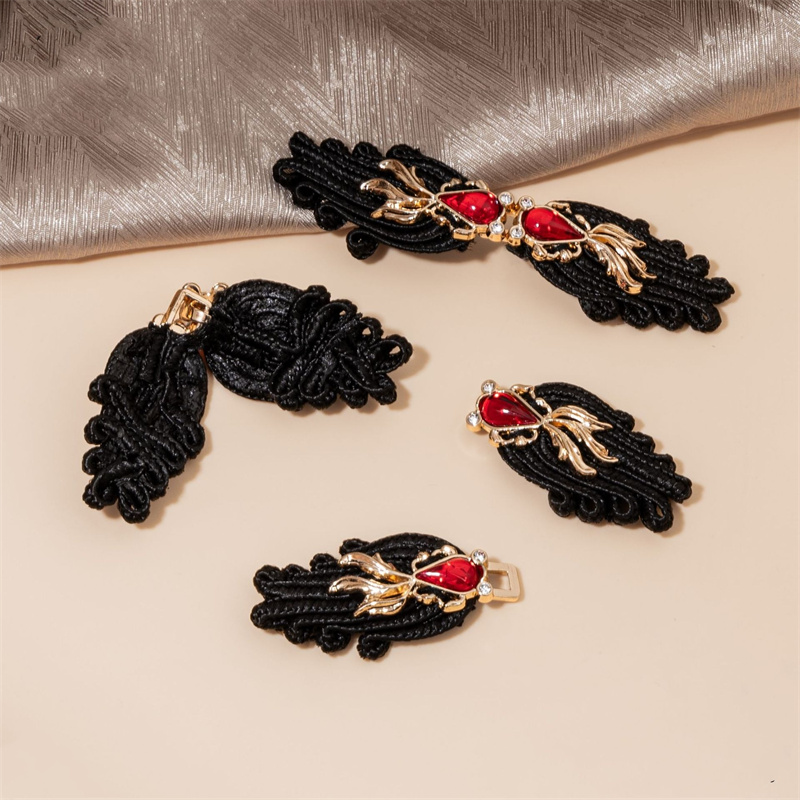 5pcs Traditional Chinese Knot  - Flower Frog Pin のレビューと価格