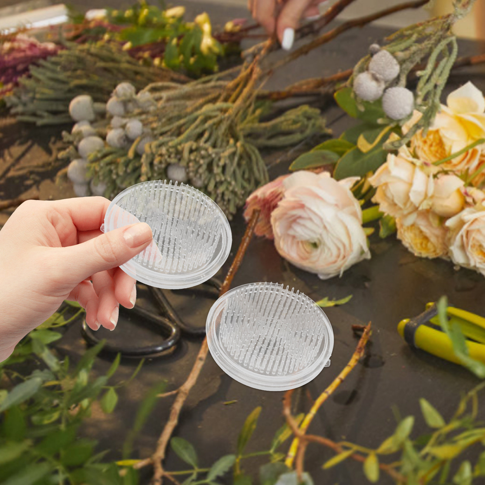 Premium Suction Cup Flower Fro - Flower Frog Pin のレビューと価格