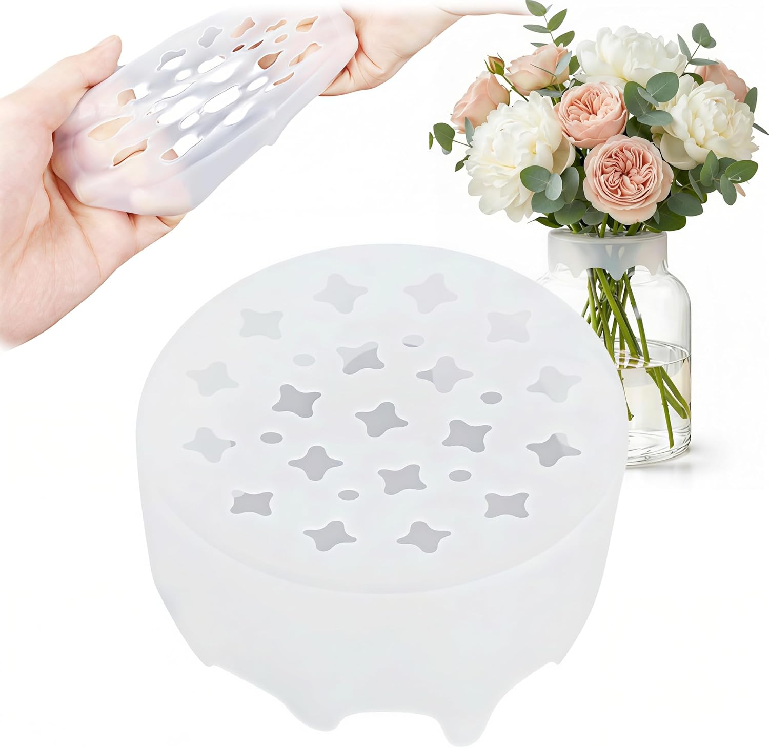 Silicone Blossom Grid Flower A - Florist Supply Bulk のレビューと価格