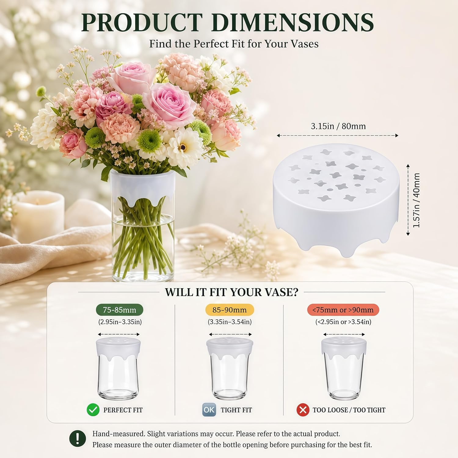 Silicone Blossom Grid Flower A - Florist Supply Bulk のレビューと価格